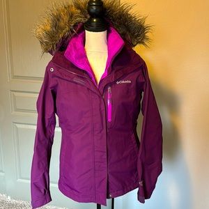 Columbia woman’s ski coat 2 piece